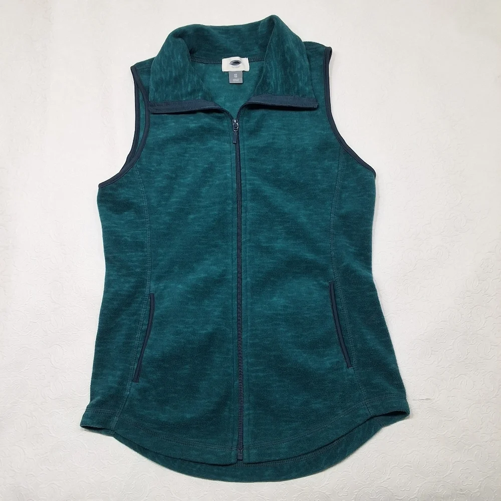 Old Navy Green Zip-up Ves Size XS - Picture 2 of 8